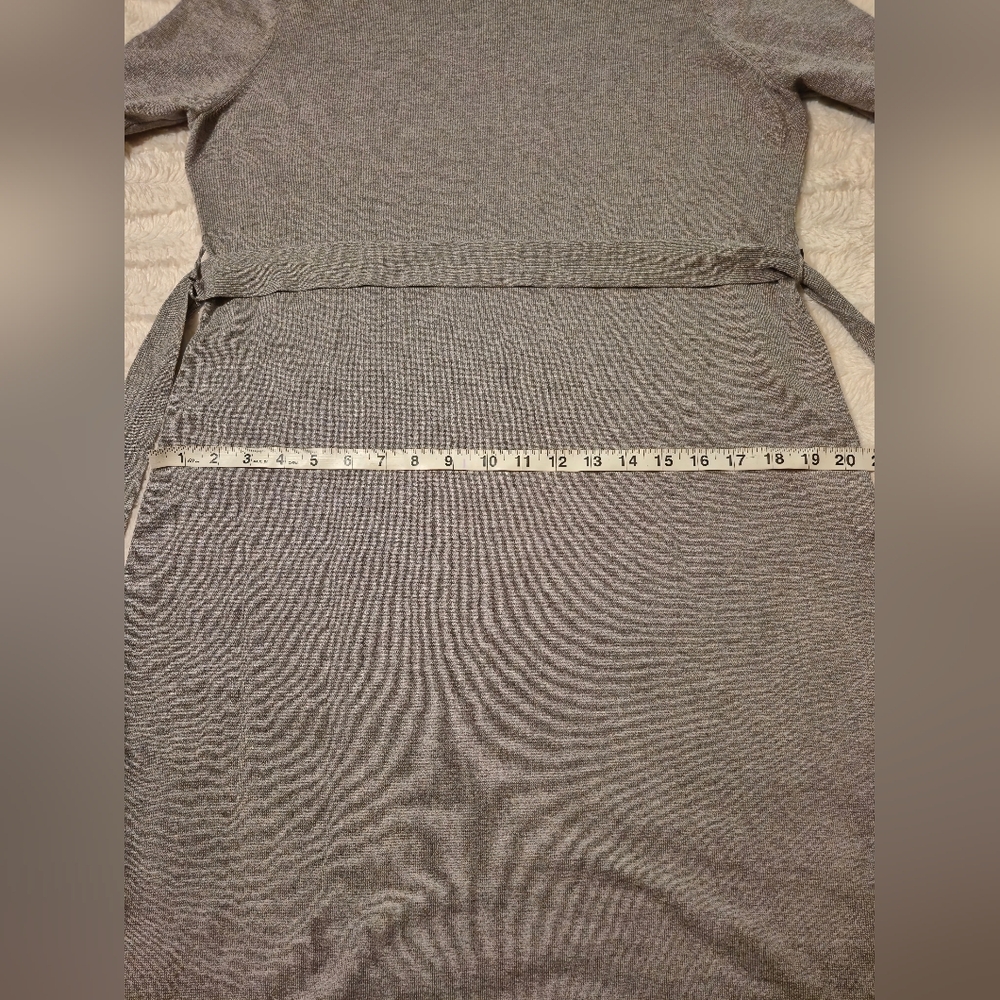 Calvin Klein Long Sleeve Gray Dress - Picture 5 of 8